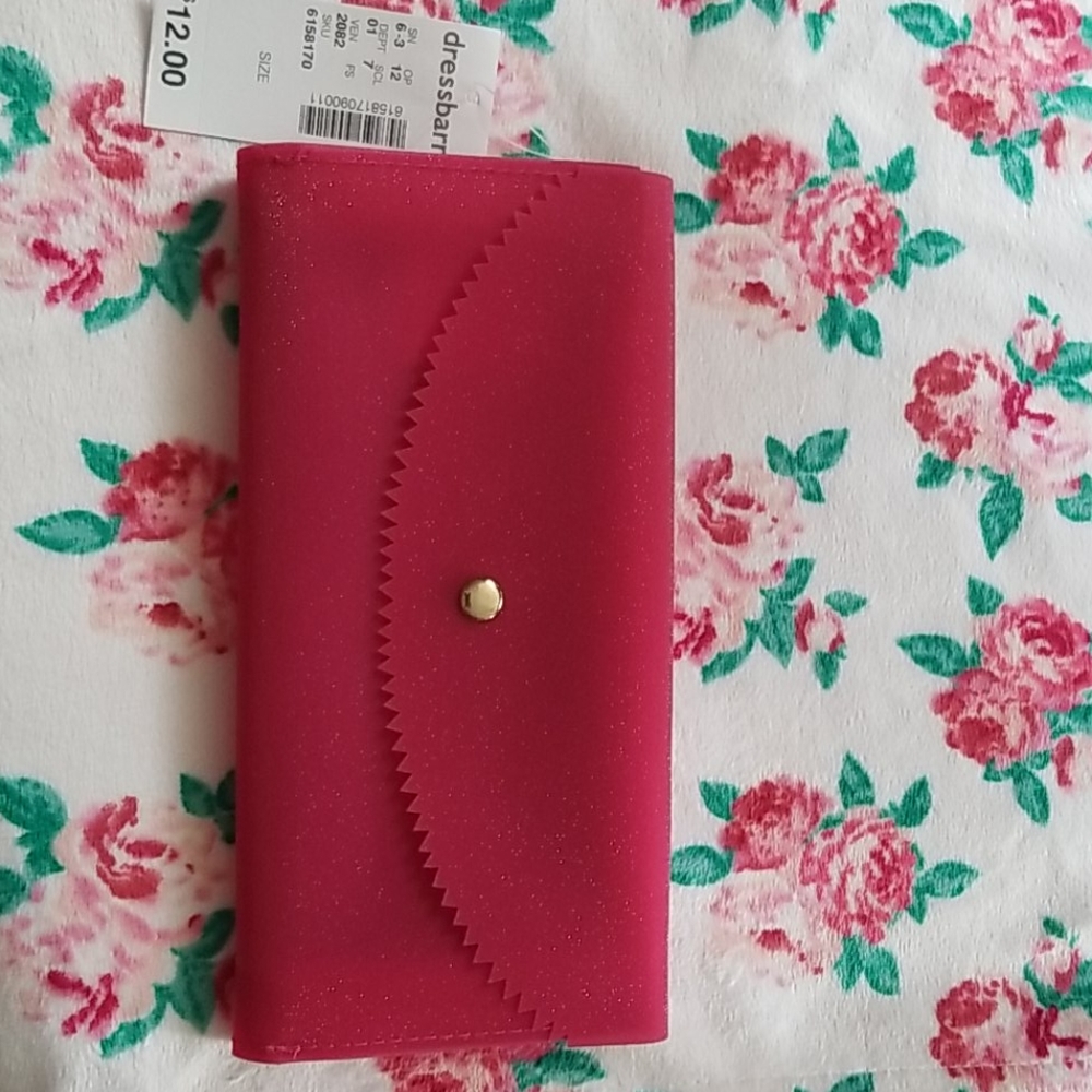 Sparkly jelly wallet